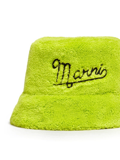 Marni embroidered-logo bucket hat outlook