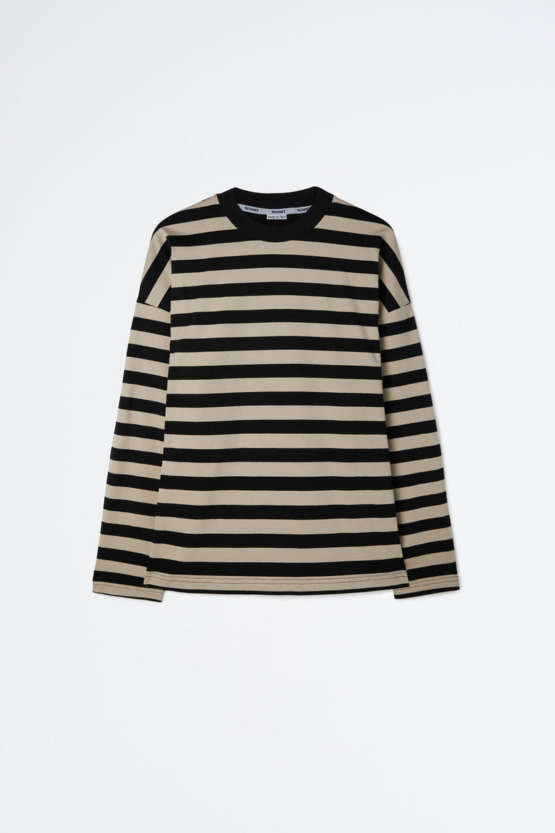 STRIPED 'EVERYDAY I WEAR SUNNEI' LONGSLEEVED T-SHIRT 1