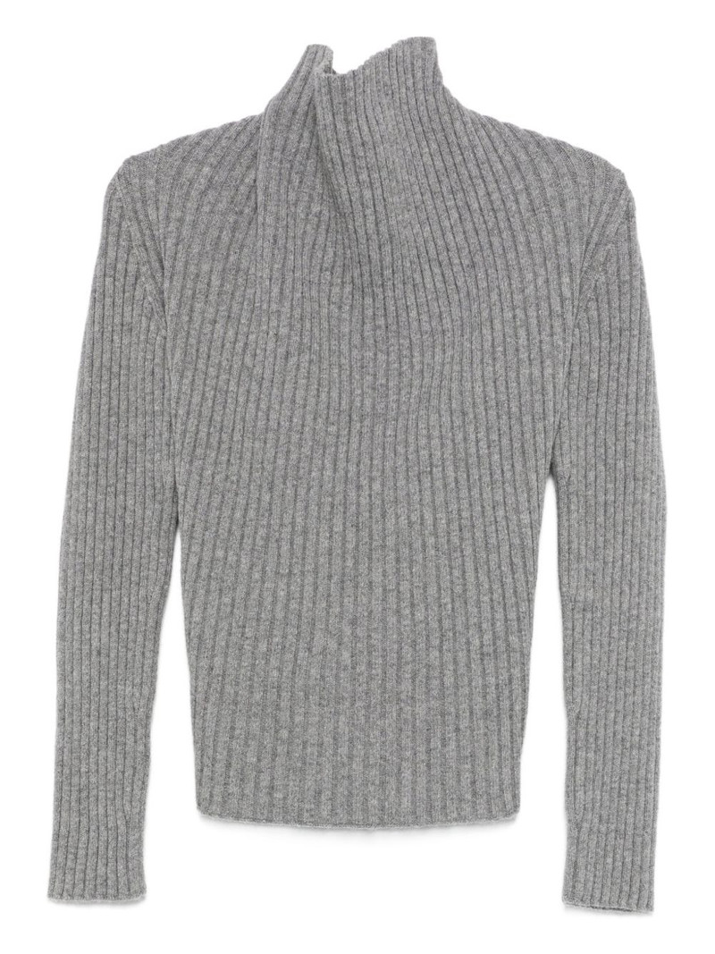 ribbed roll-neck sweater 1