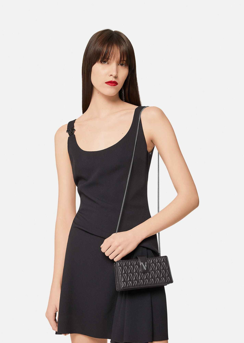 VERSACE Virtus Quilted  Mini Bag outlook