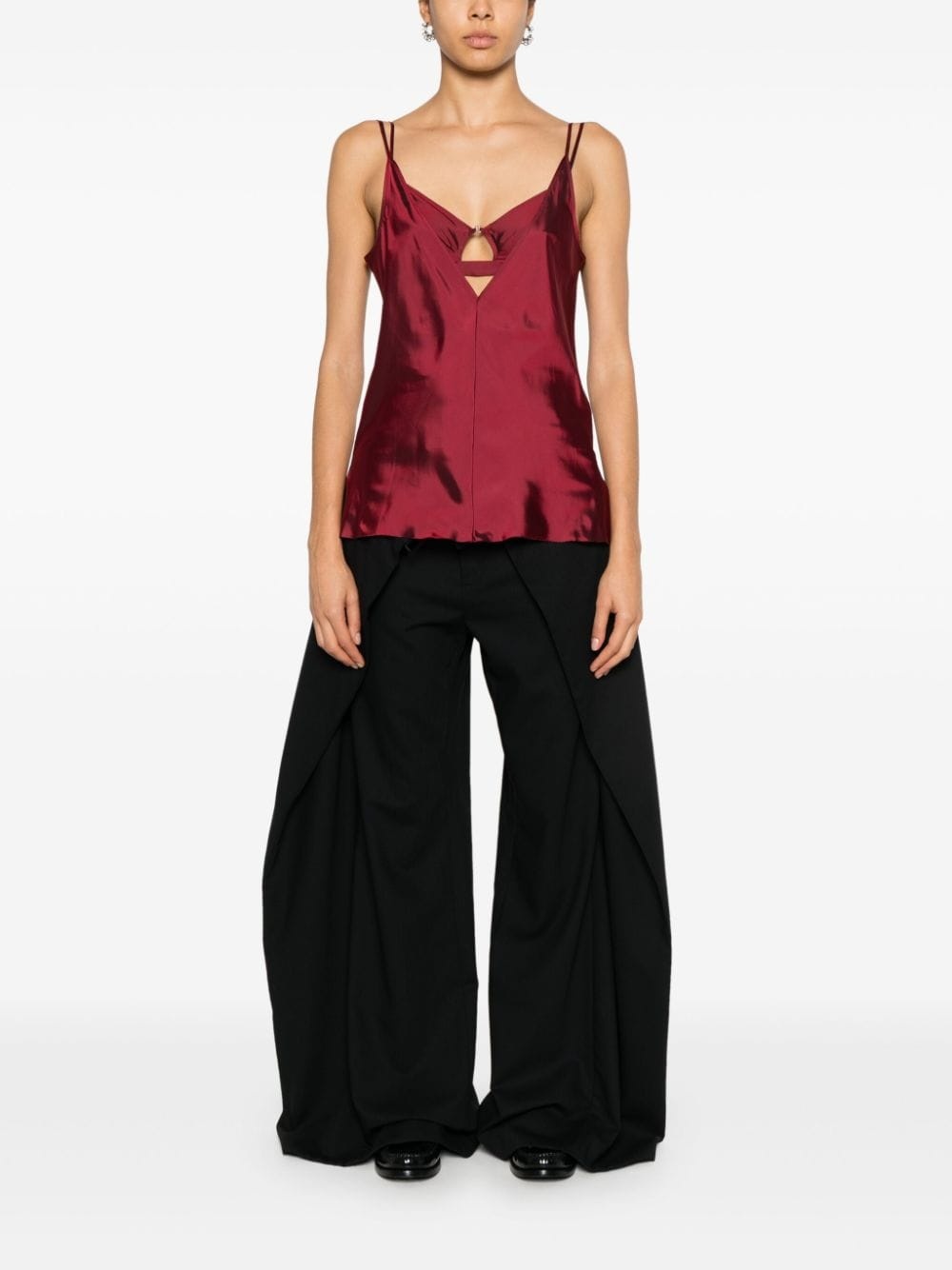 satin camisole and bralette set - 2