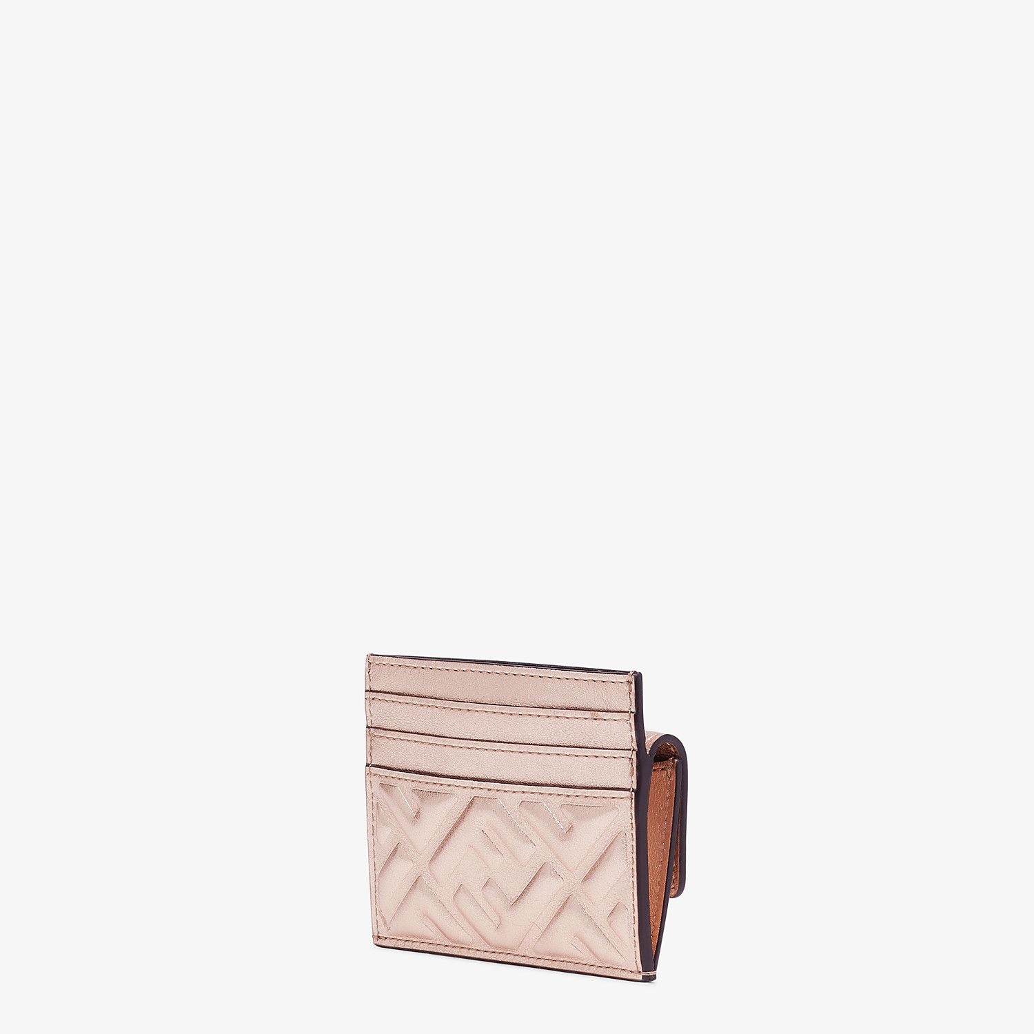 Pink leather cardholder - 2