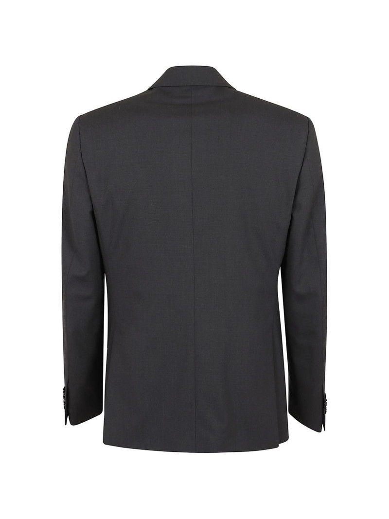 LARDINI flower-pin buttoned suit outlook