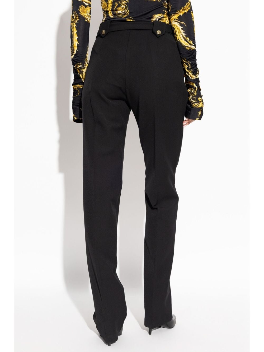 belted tailored trousers - 4