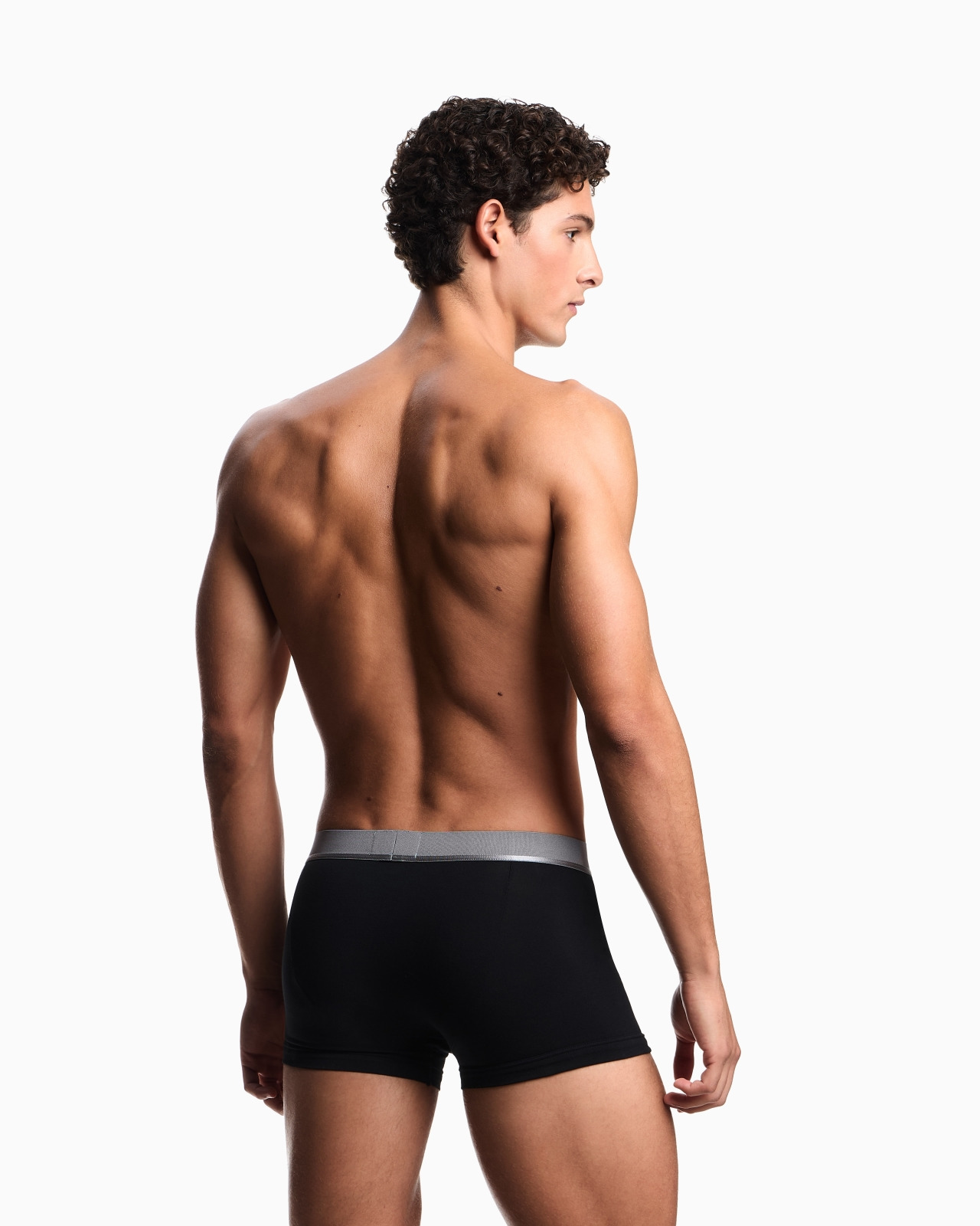 THREE-PACK OF ASV SHINY LOGOBAND ORGANIC JERSEY BOXER BRIEFS - 3