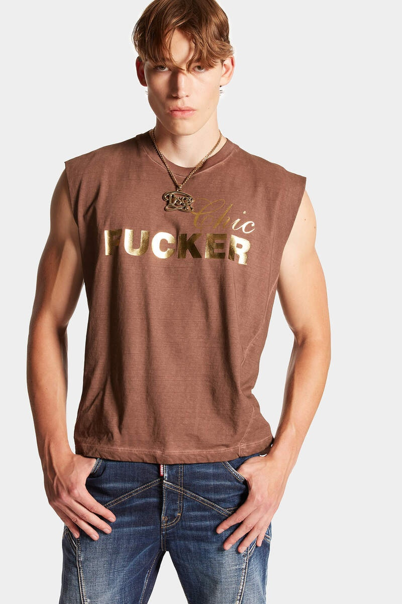CHIC FUCKER TIGHT IRON FIT T-SHIRT 3
