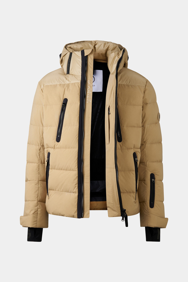 Blaine quilted jacket in Beige 11
