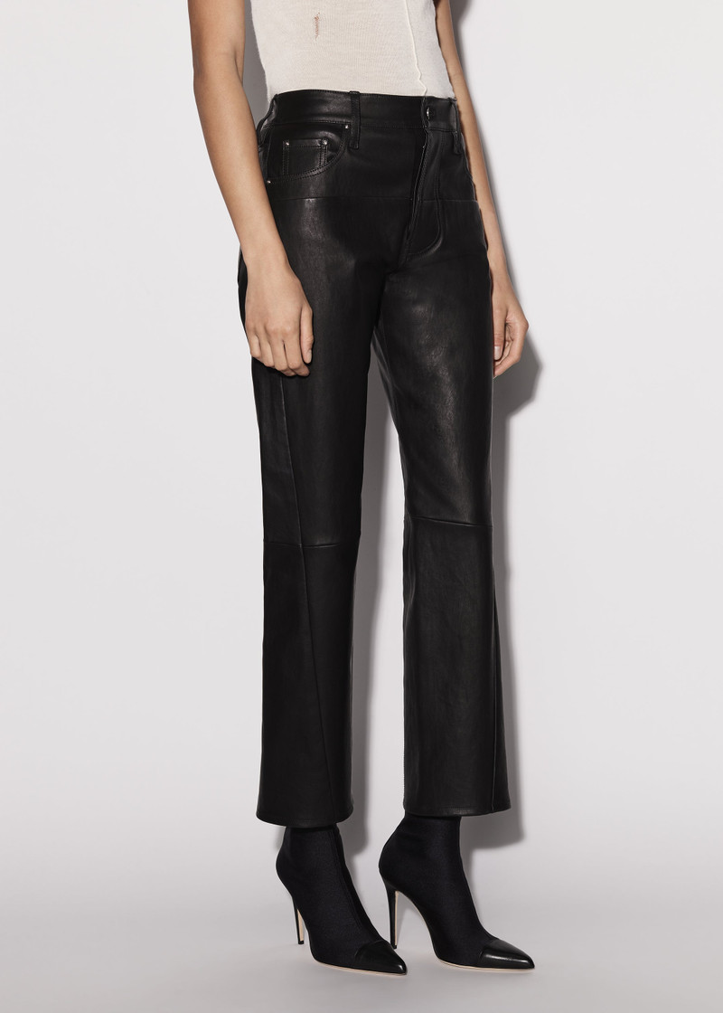 AMIRI LEATHER 5 POCKET STRAIGHT PANT outlook