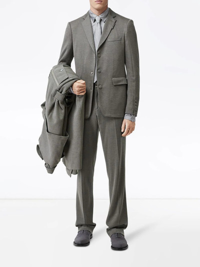 Burberry single-breasted tailored blazer outlook