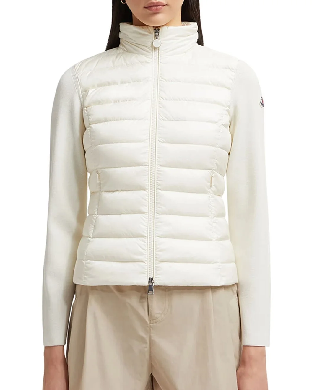 Moncler Padded Wool-Blend Cardigan - 1