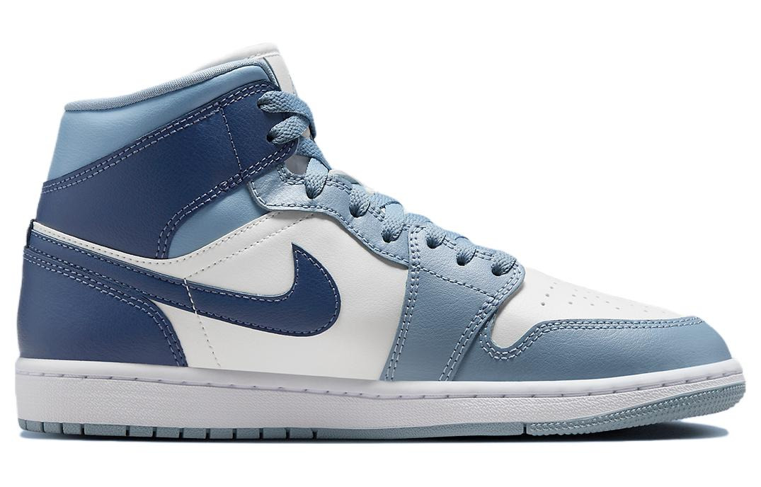 (WMNS) Air Jordan 1 Mid 'Two-Tone Blue' BQ6472-140 - 2