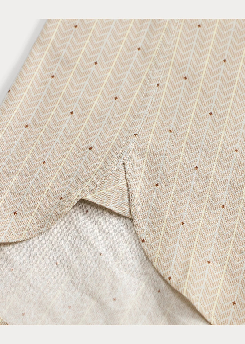 Slim Fit Print Woven Shirt 9