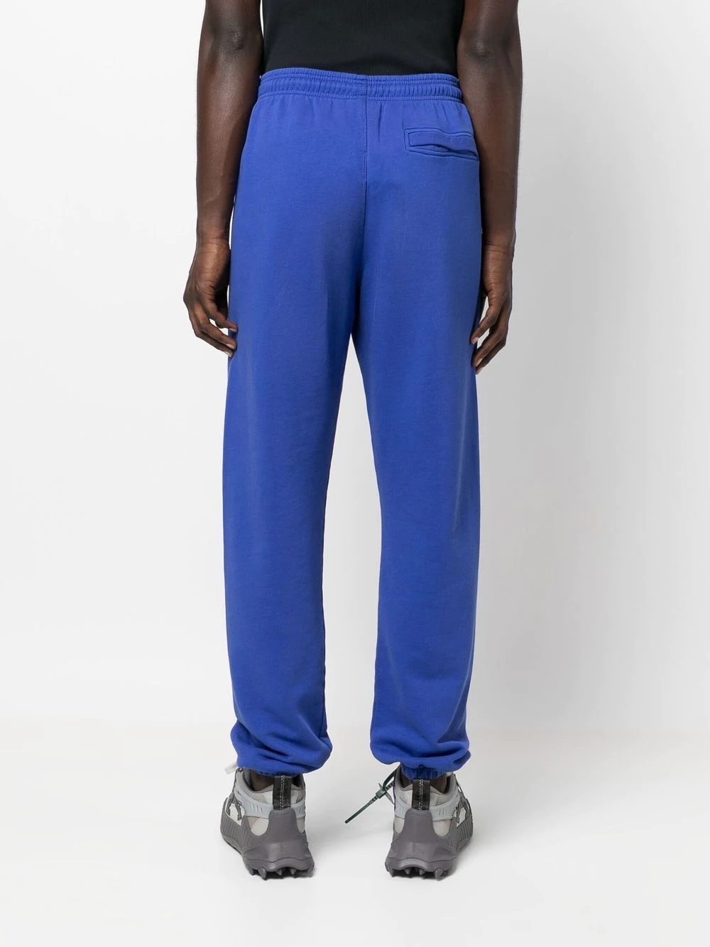 logo-print cotton track pants - 4