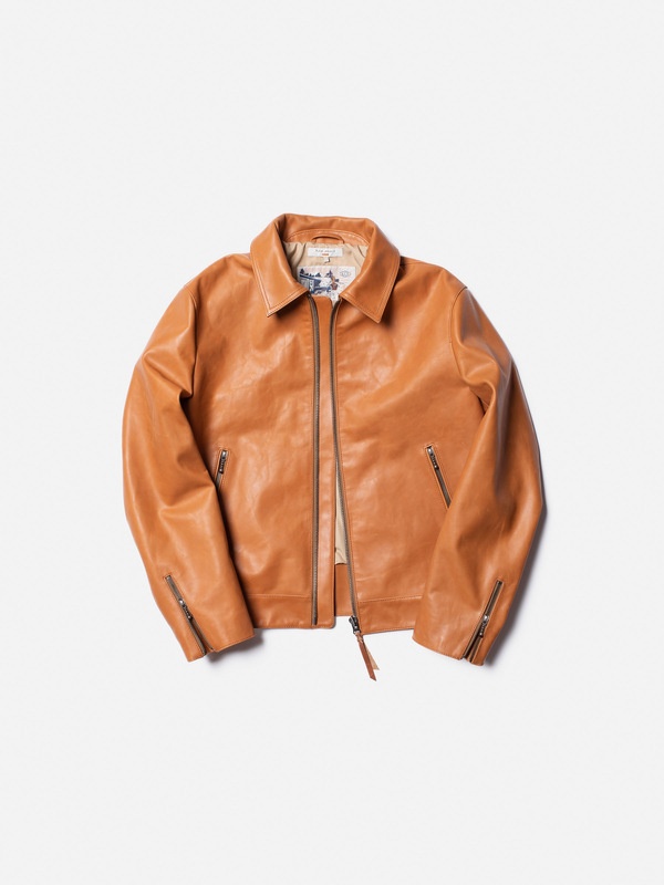 Eddy Nappa Leather Jacket Cognac - 1