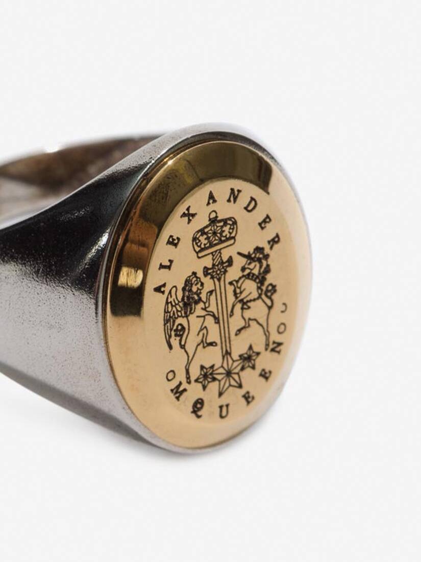 Signet Ring in Antique Silver - 4