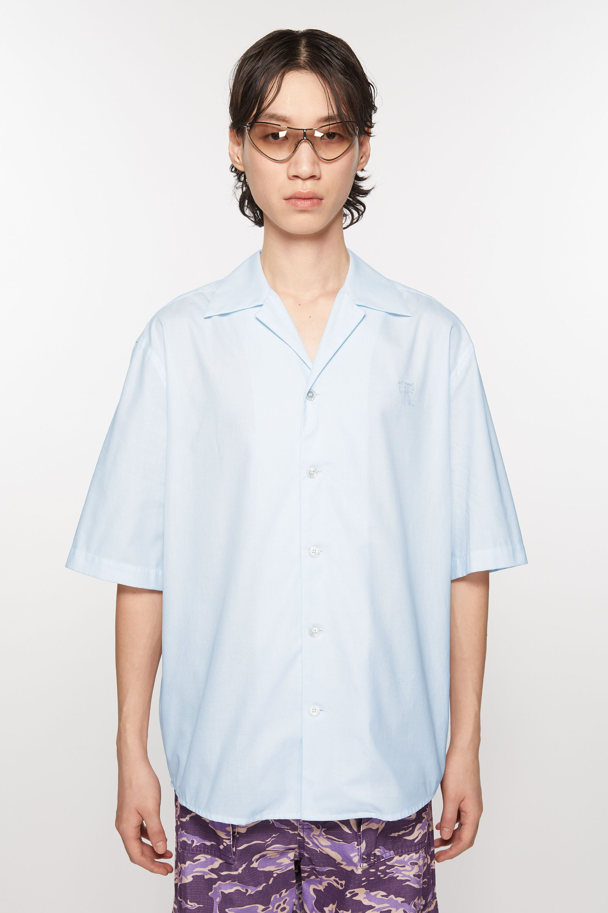 Button-up shirt - Light blue - 2