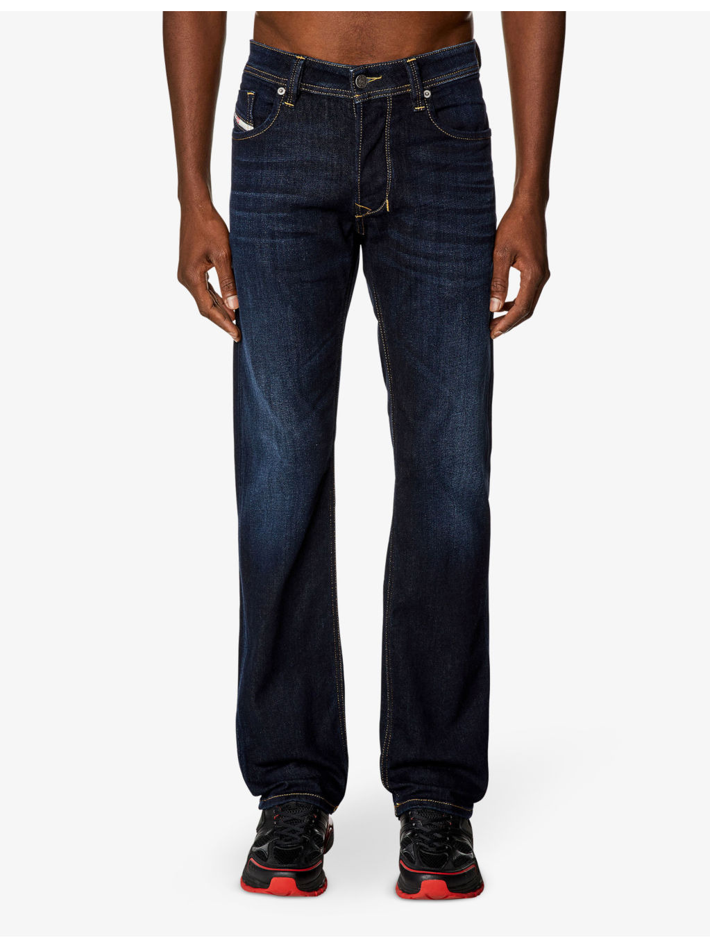 1985 Larkee faded-wash straight-leg stretch-denim jeans - 3