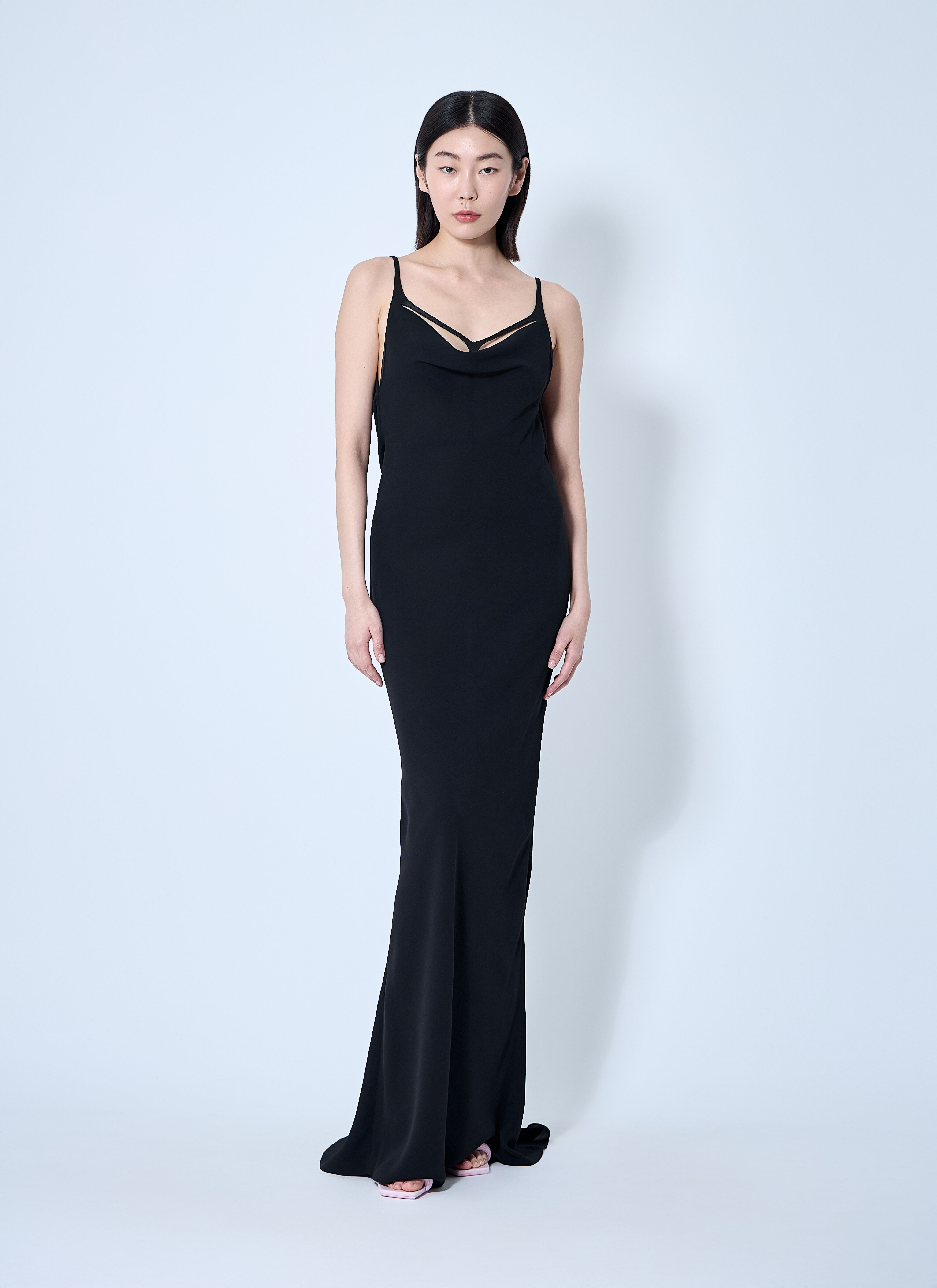 Crepe Maxi Dress - 2