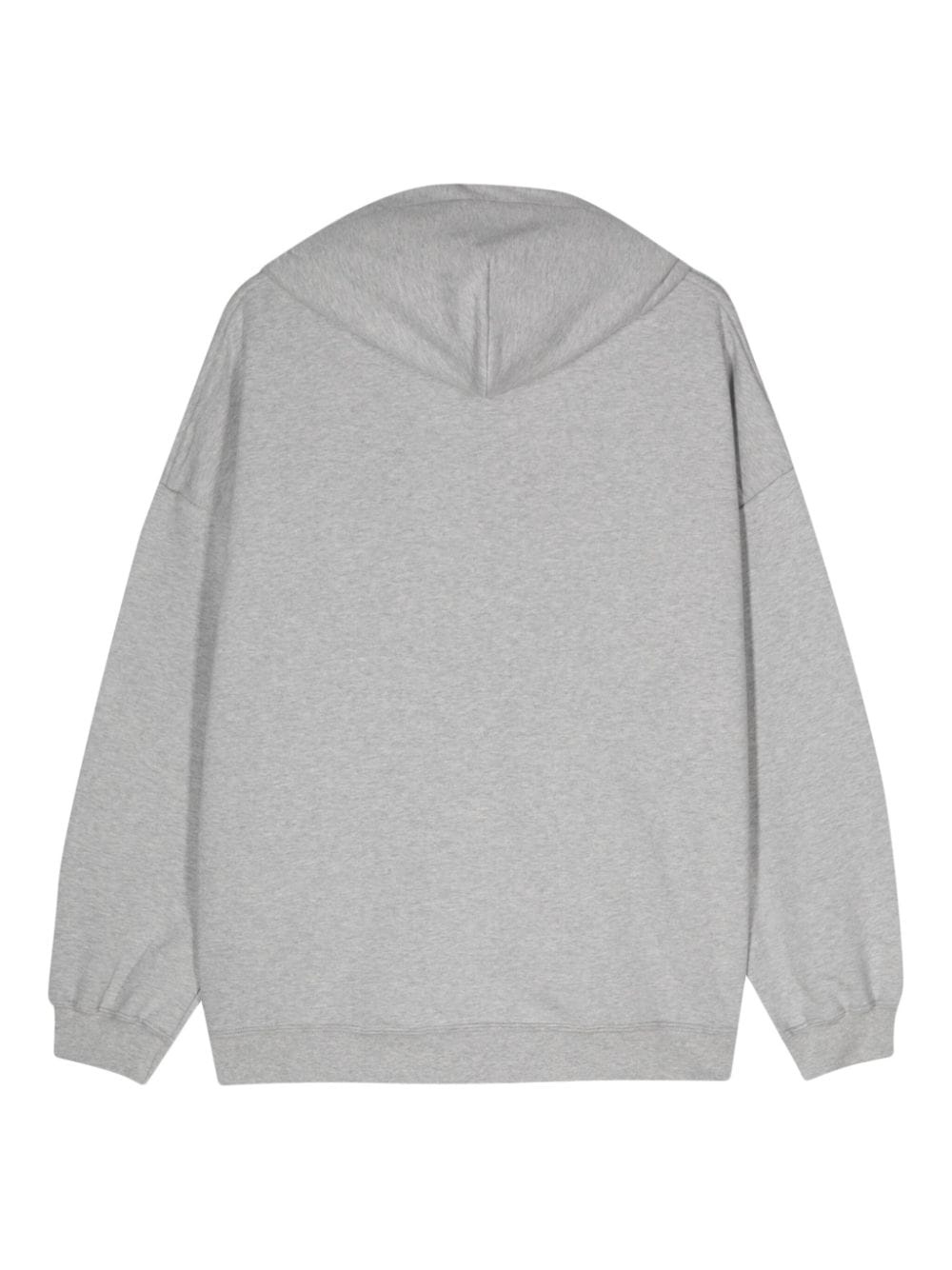 appliquÃ©-logo cotton hoodie - 2
