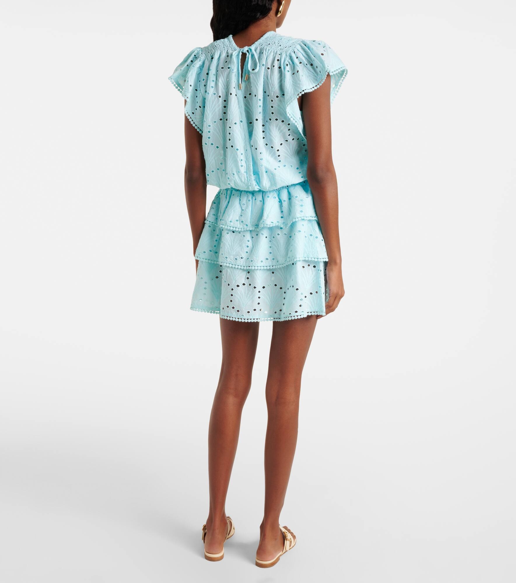 Jess cotton crochet minidress - 3