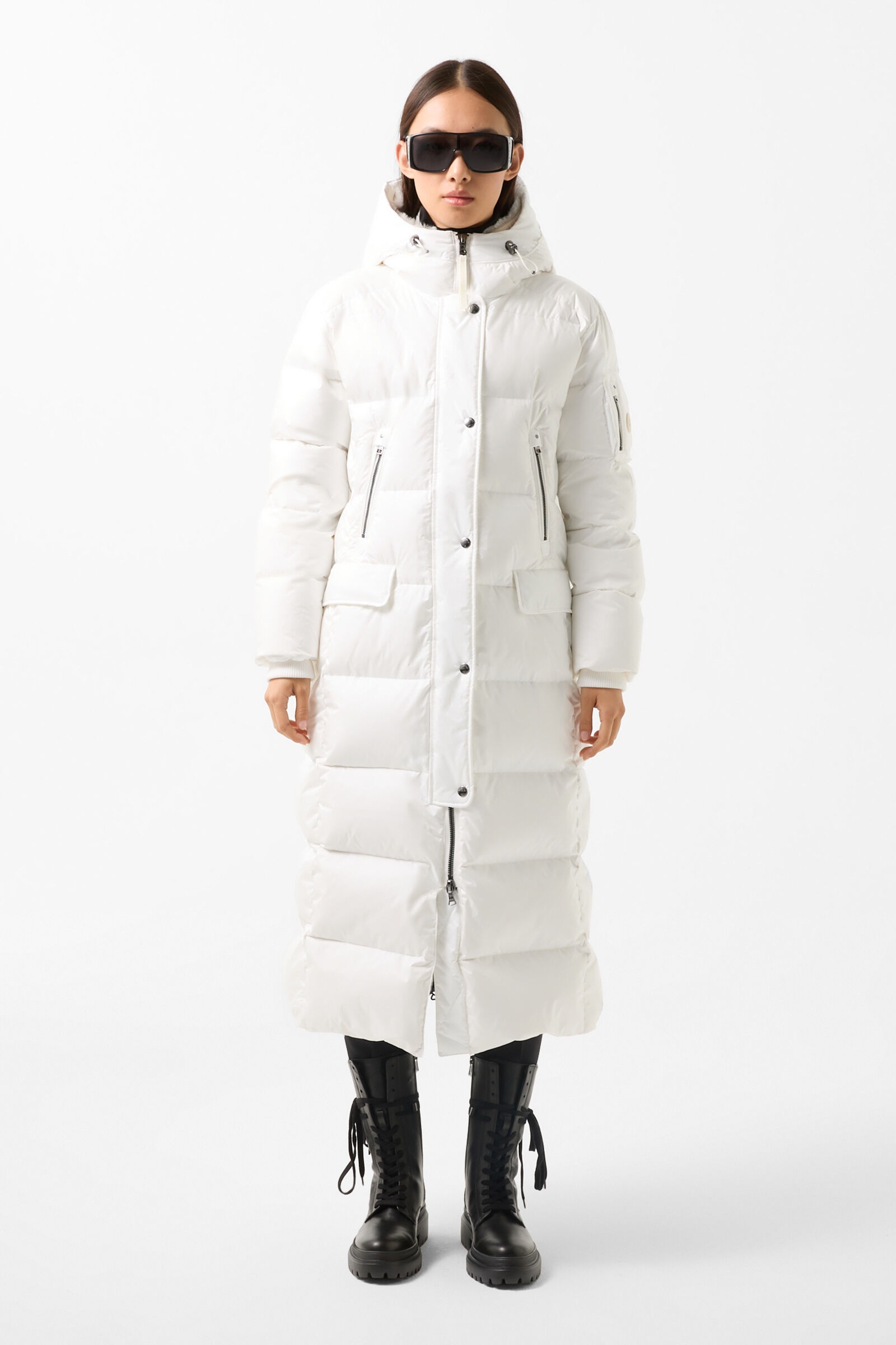 Jonna down coat in Off-white - 1