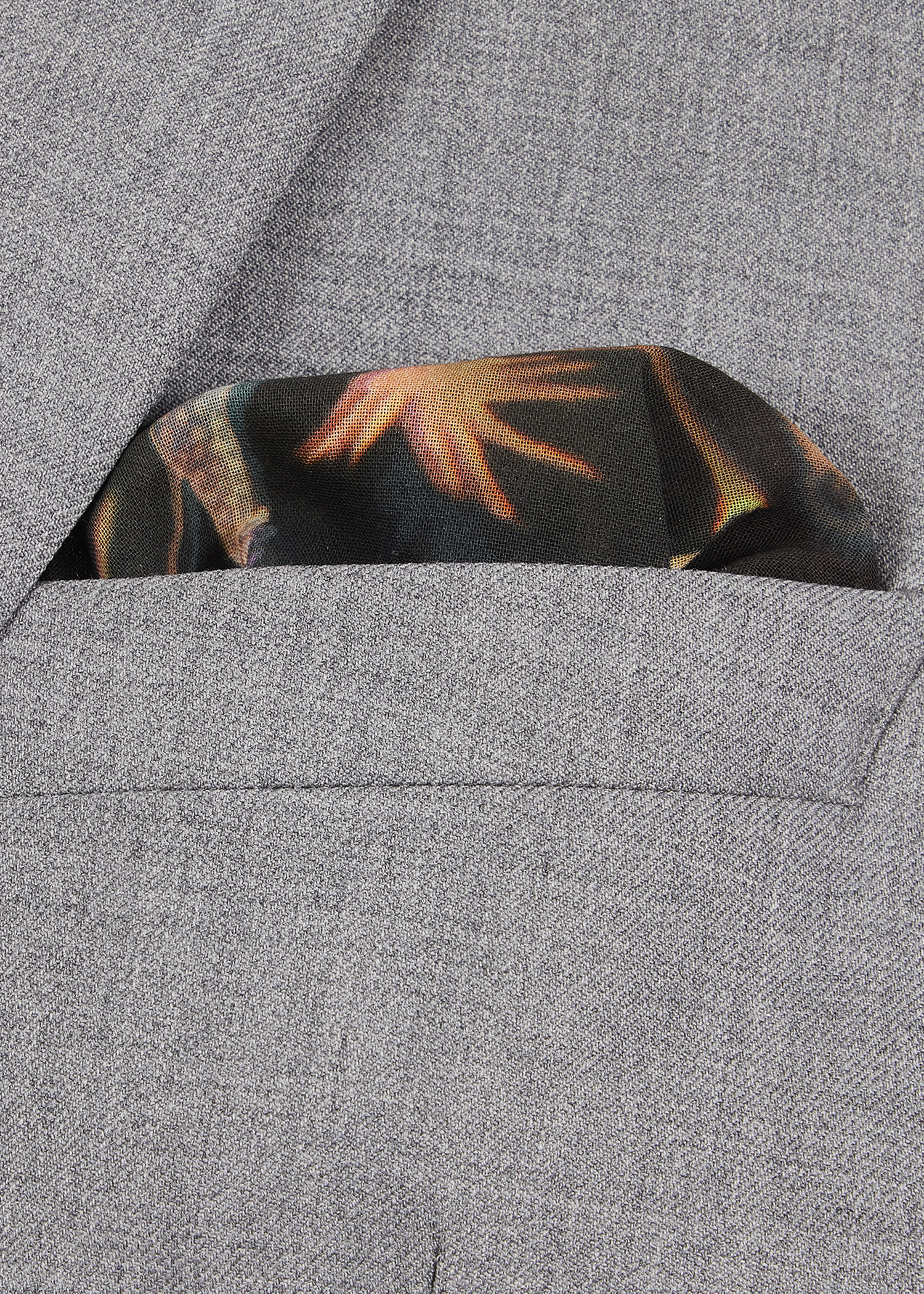'Lumiere' Print Pocket Square - 4