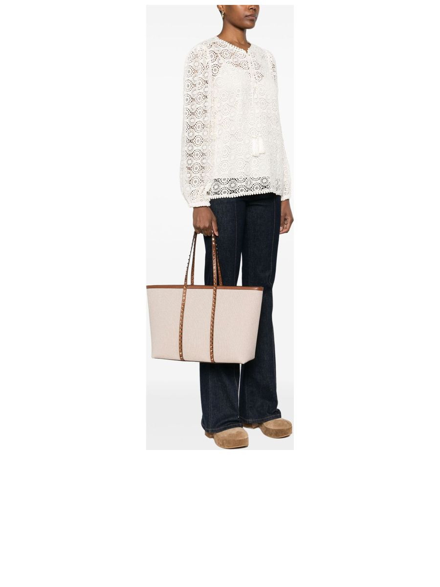 Rockstud Canvas Medium Tote - 2