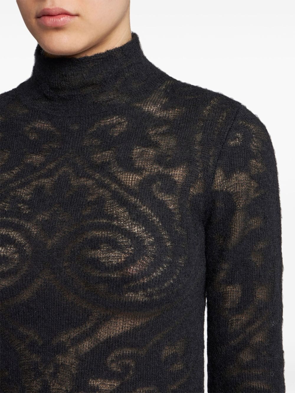 jacquard knitted top - 5