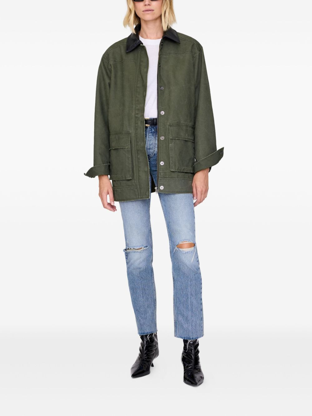 Sean patch-pocket military jacket - 2
