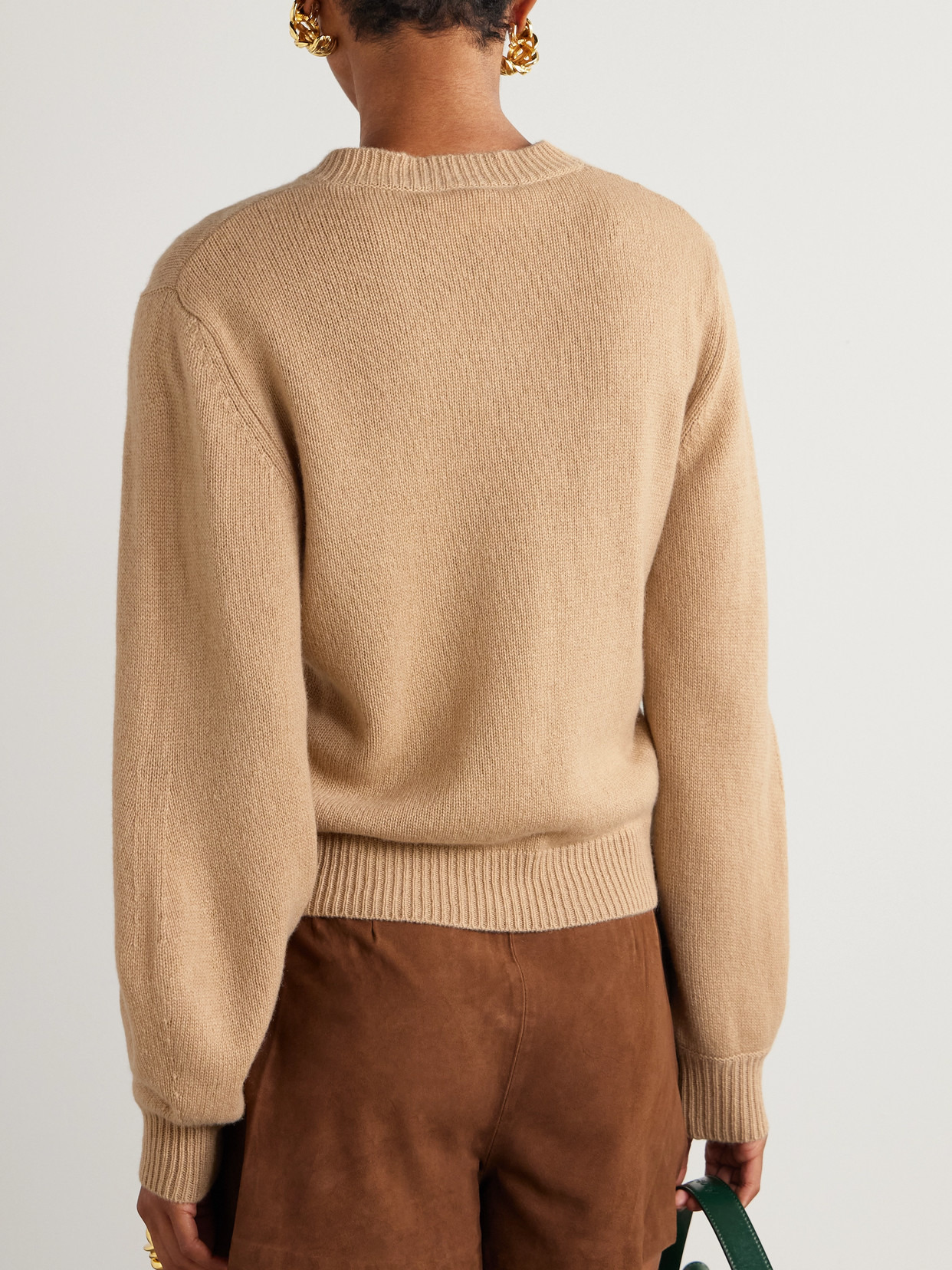 Appliquéd Cashmere Sweater - 3
