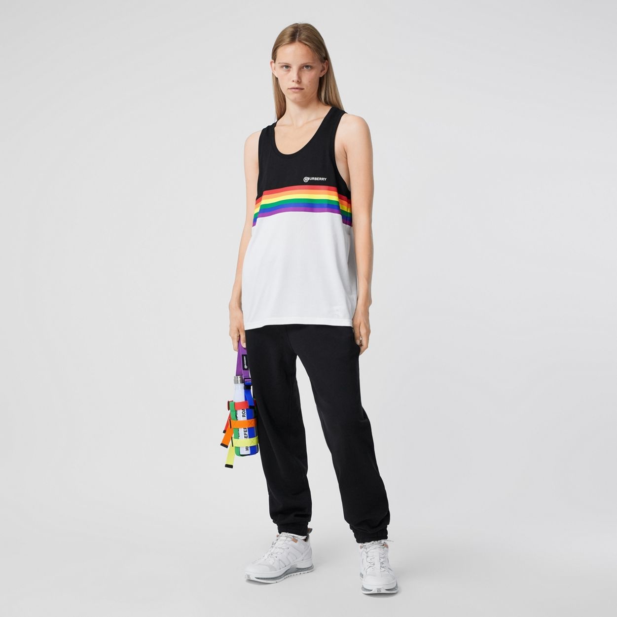 Rainbow Stripe Print Cotton Vest – Unisex - 6