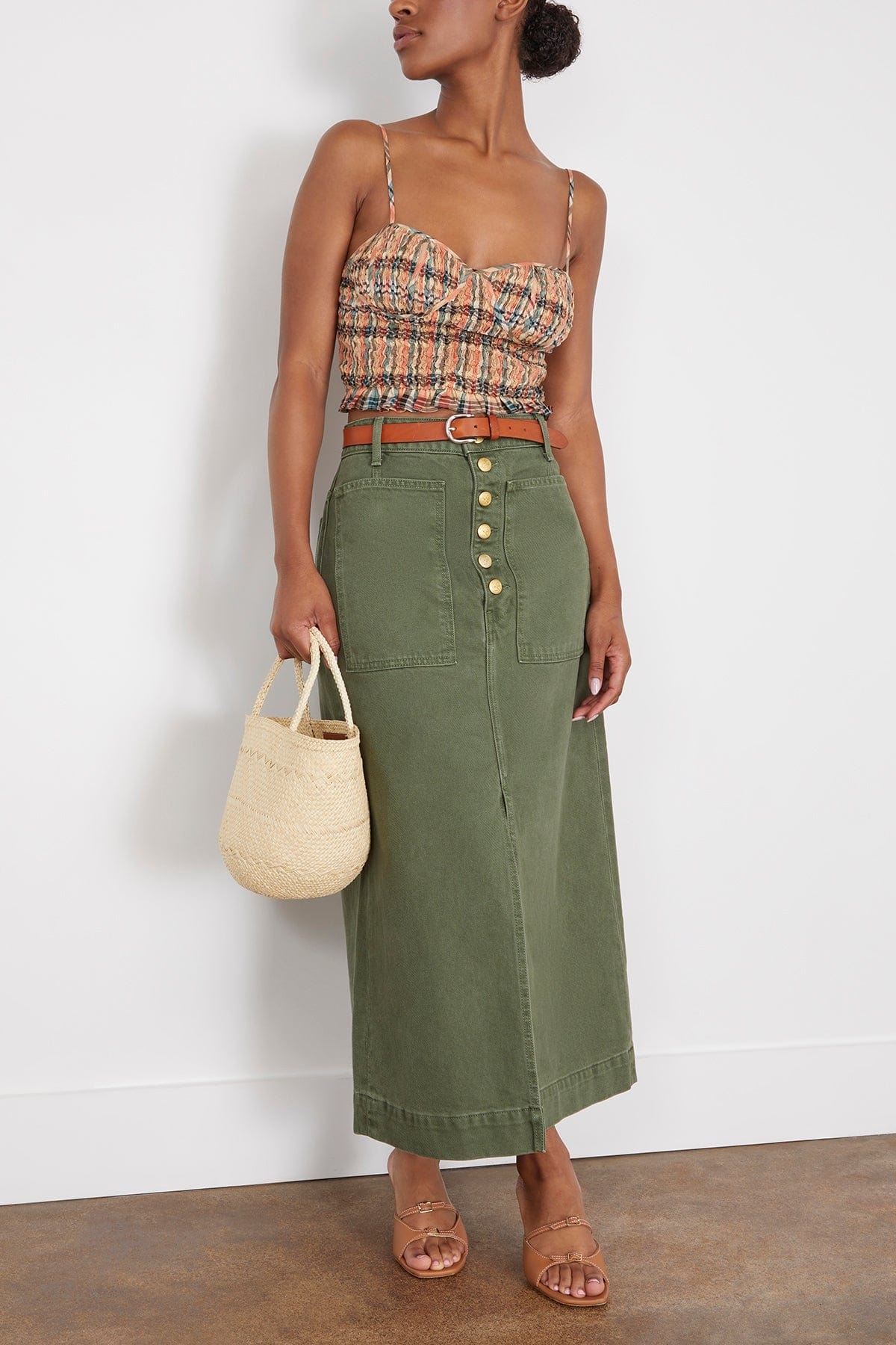 The Bea Skirt in Juniper Wash - 2