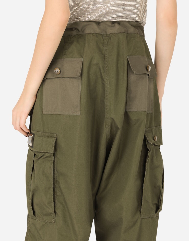 Cotton cargo pants - 5