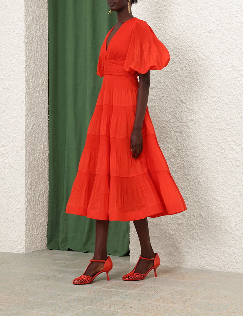 PLEATED MIDI DRESS 3
