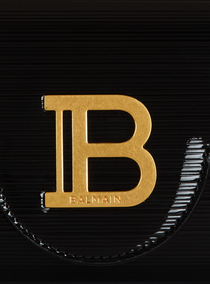 B-Buzz wallet in striped patent leather 3