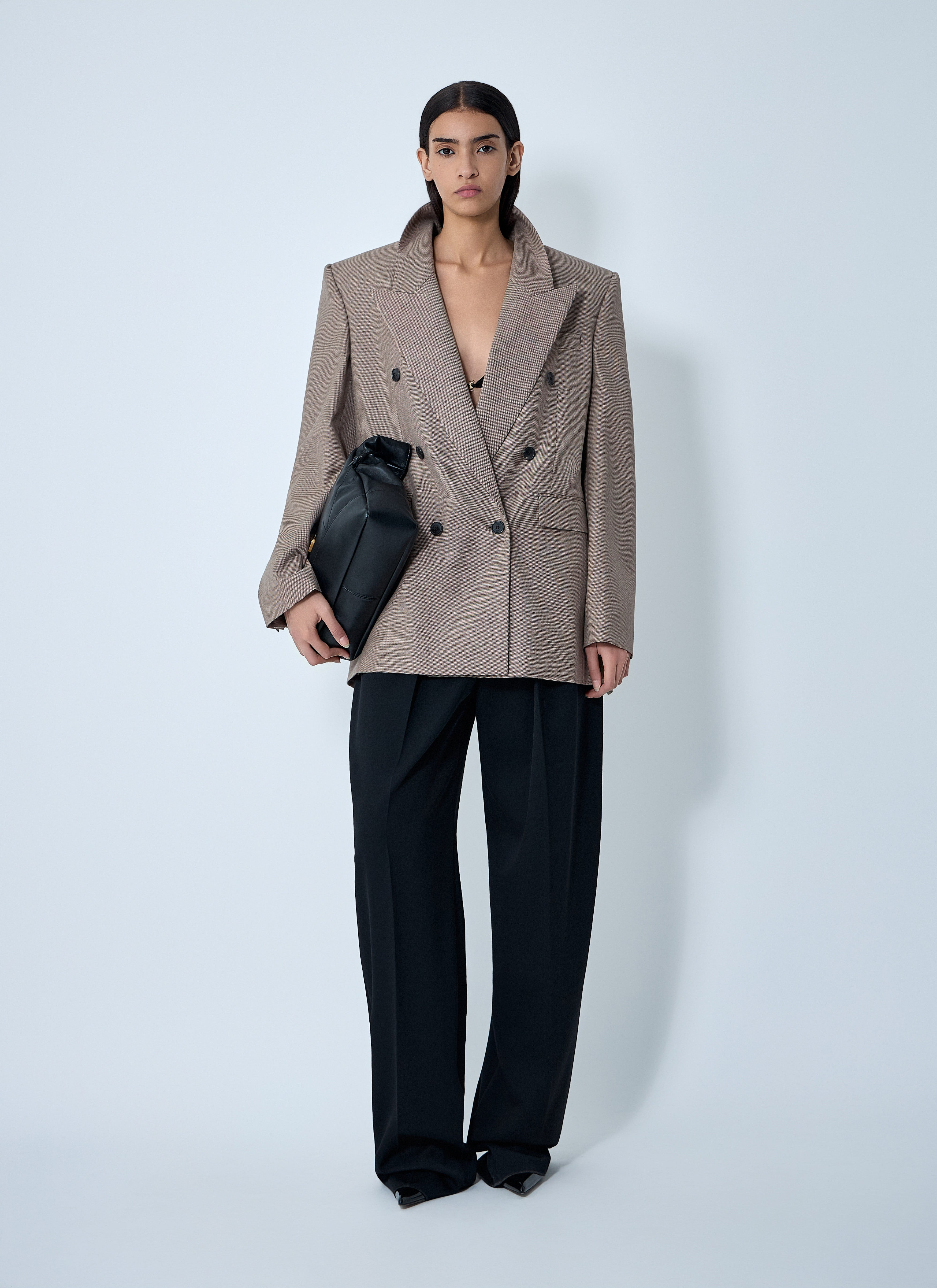 Saint Laurent Women Double-Breasted Blazer - 2