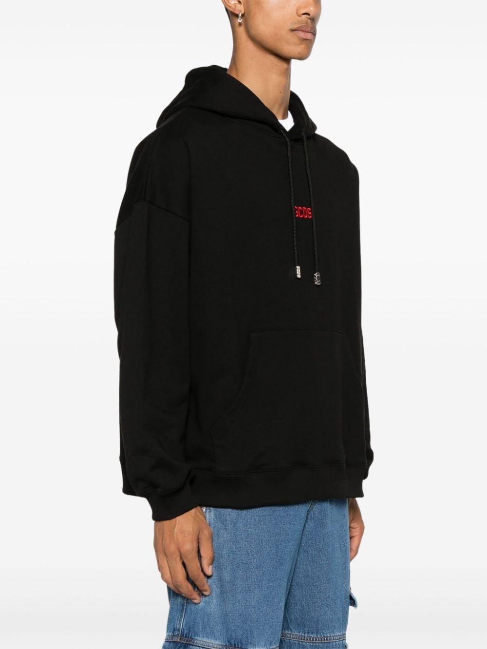 clawn-print hoodie - 3