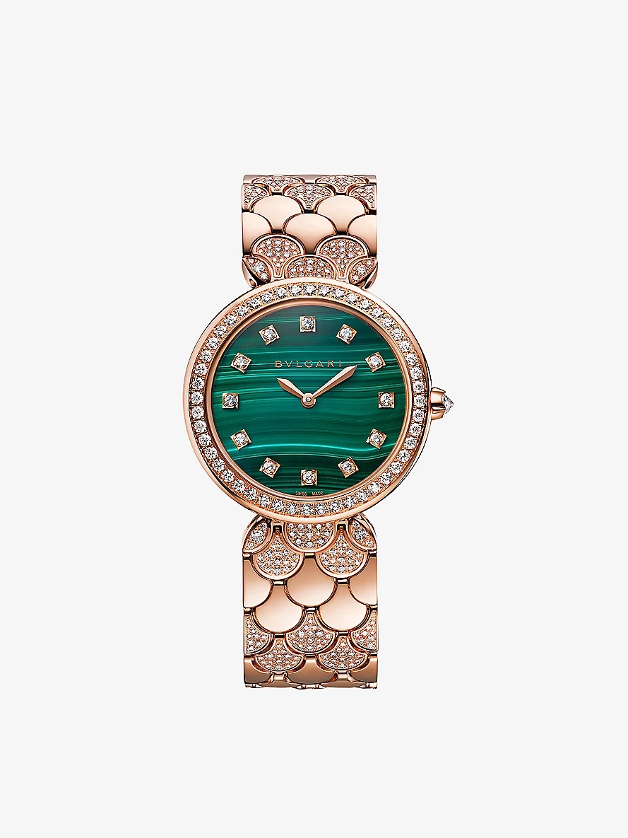 DVP33MALPGD12 Divina 18ct rose-gold and 2.69ct diamond quartz watch - 1