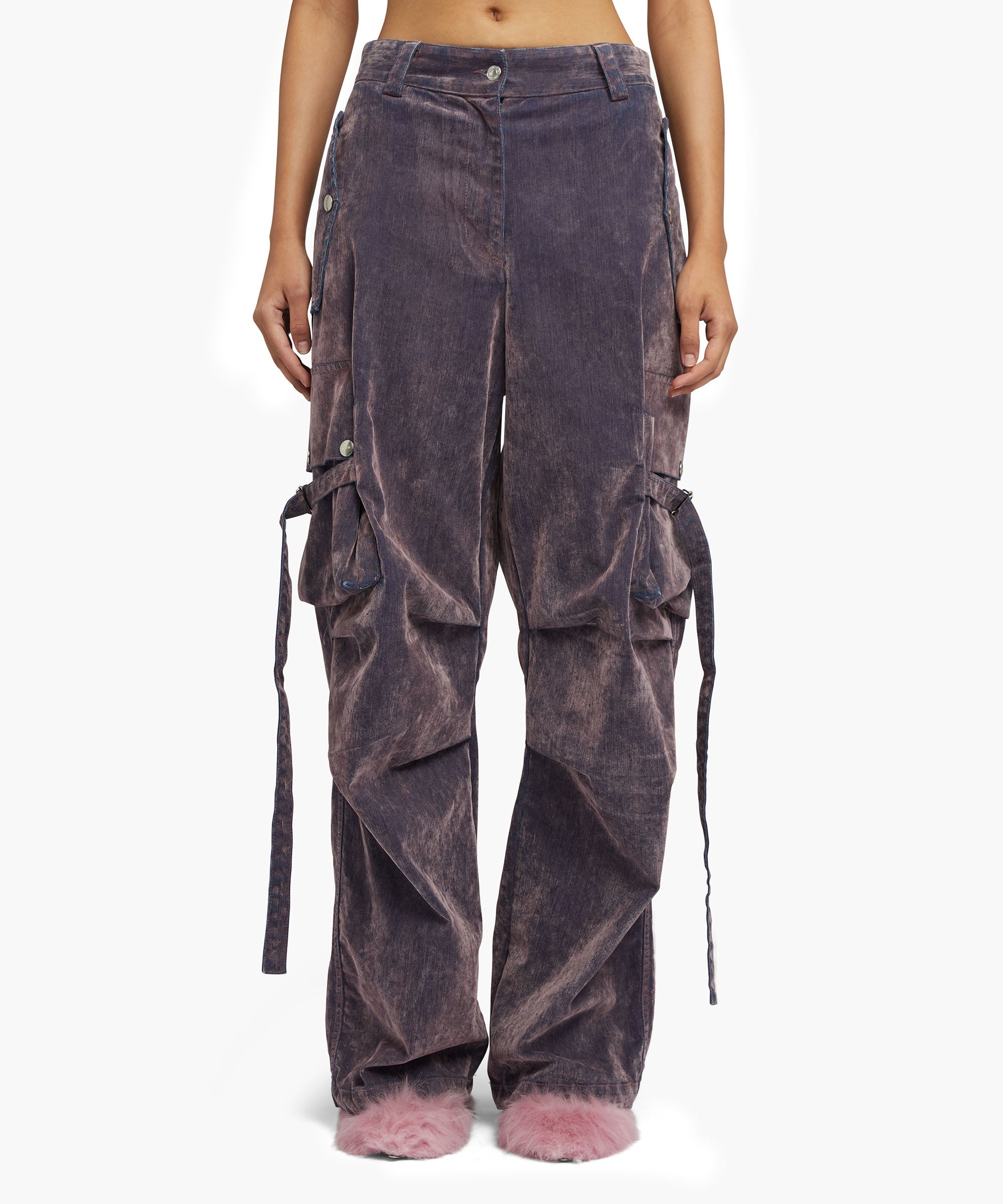 Cargo trousers with "Flock Denim" workmanship - 2