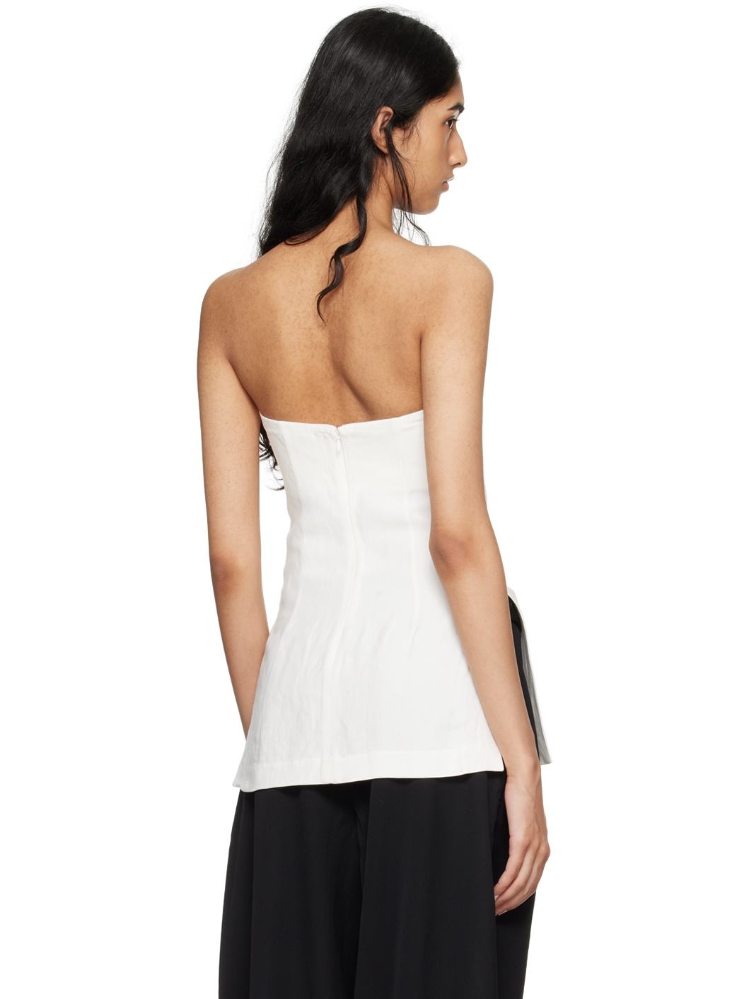 Off-White Column Tunic Blouse - 3