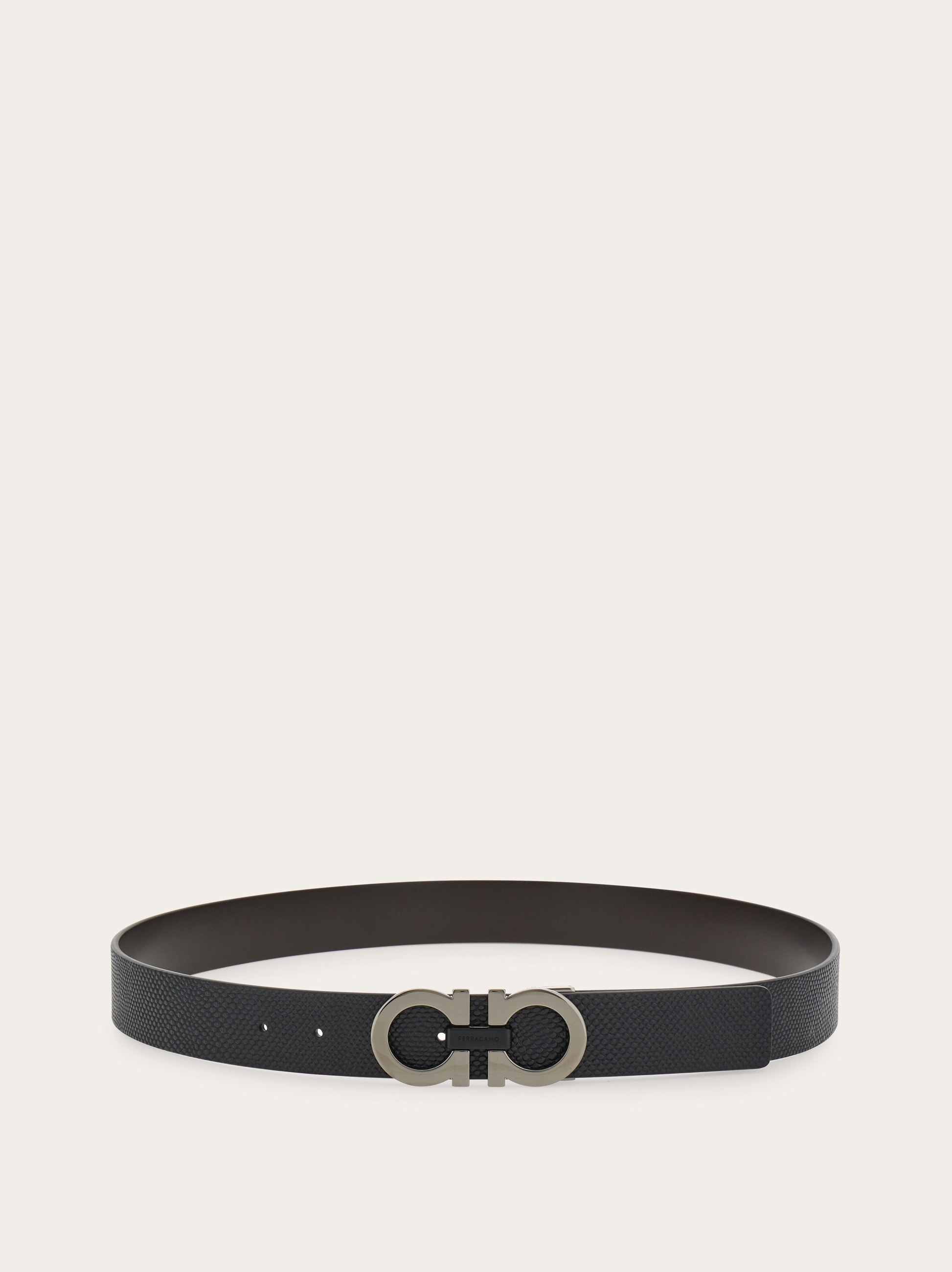 Reversible and adjustable Gancini belt - 3