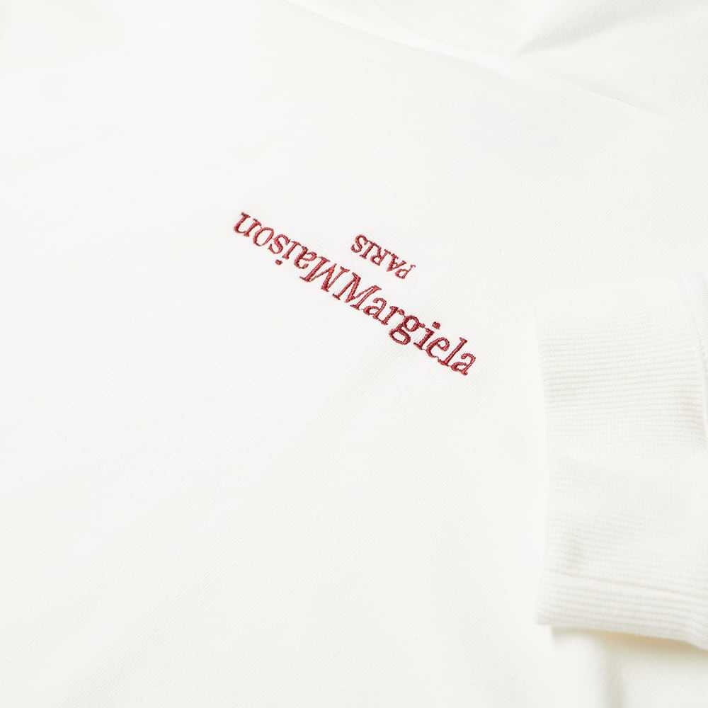 Maison Margiela Embroidered Text Logo Hoody - 2