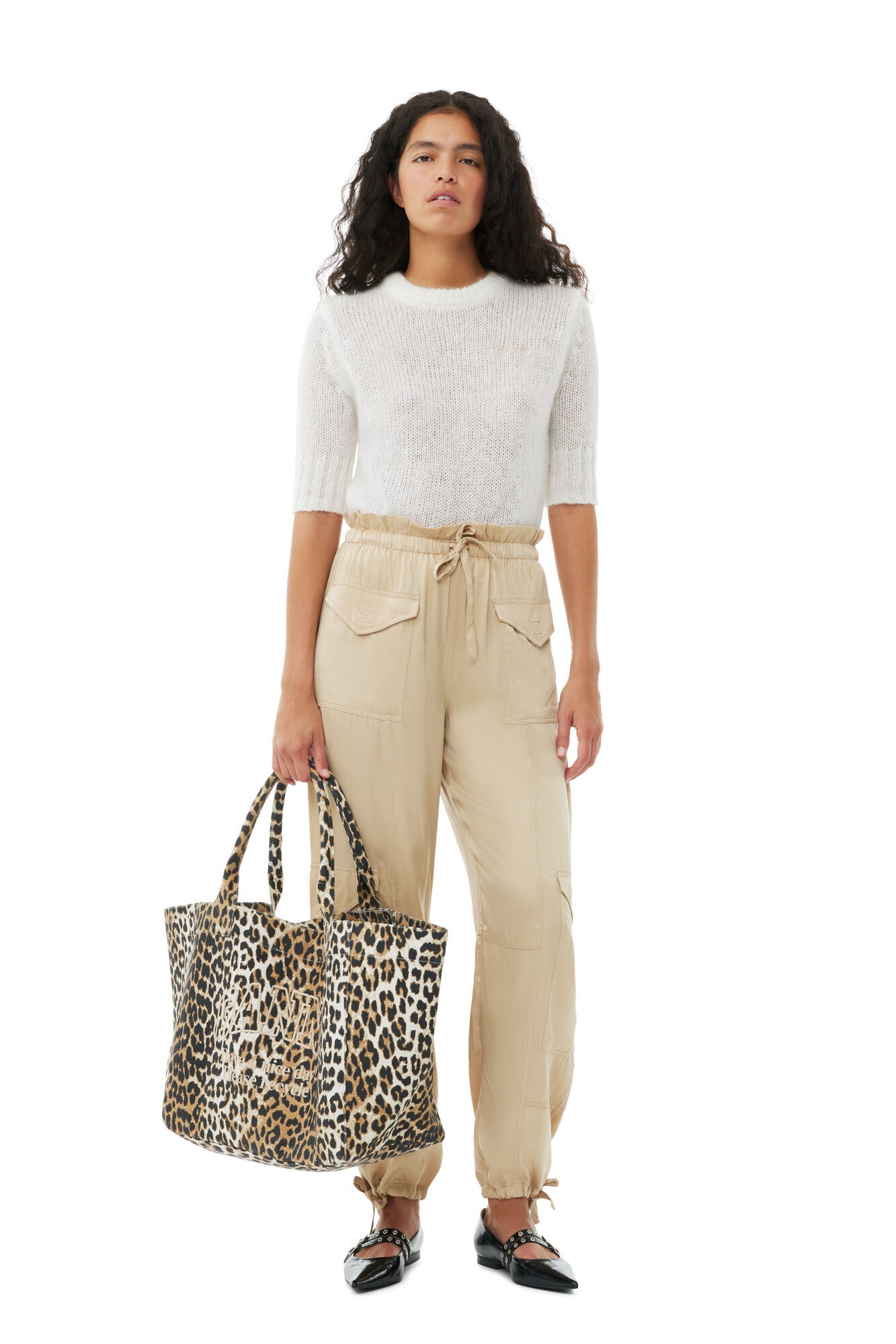 LEOPARD OVERSIZED CANVAS TOTE BAG - 3