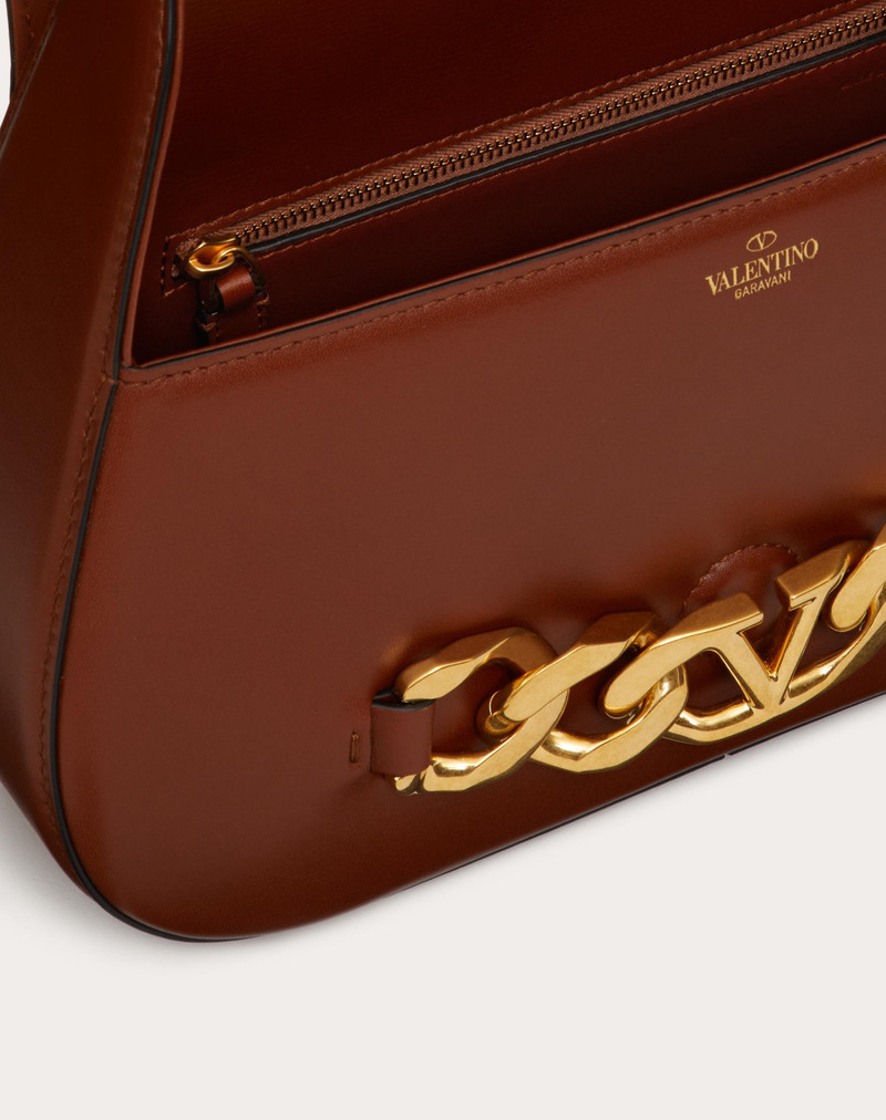 VLOGO CHAIN SHOULDER BAG IN CALFSKIN 4