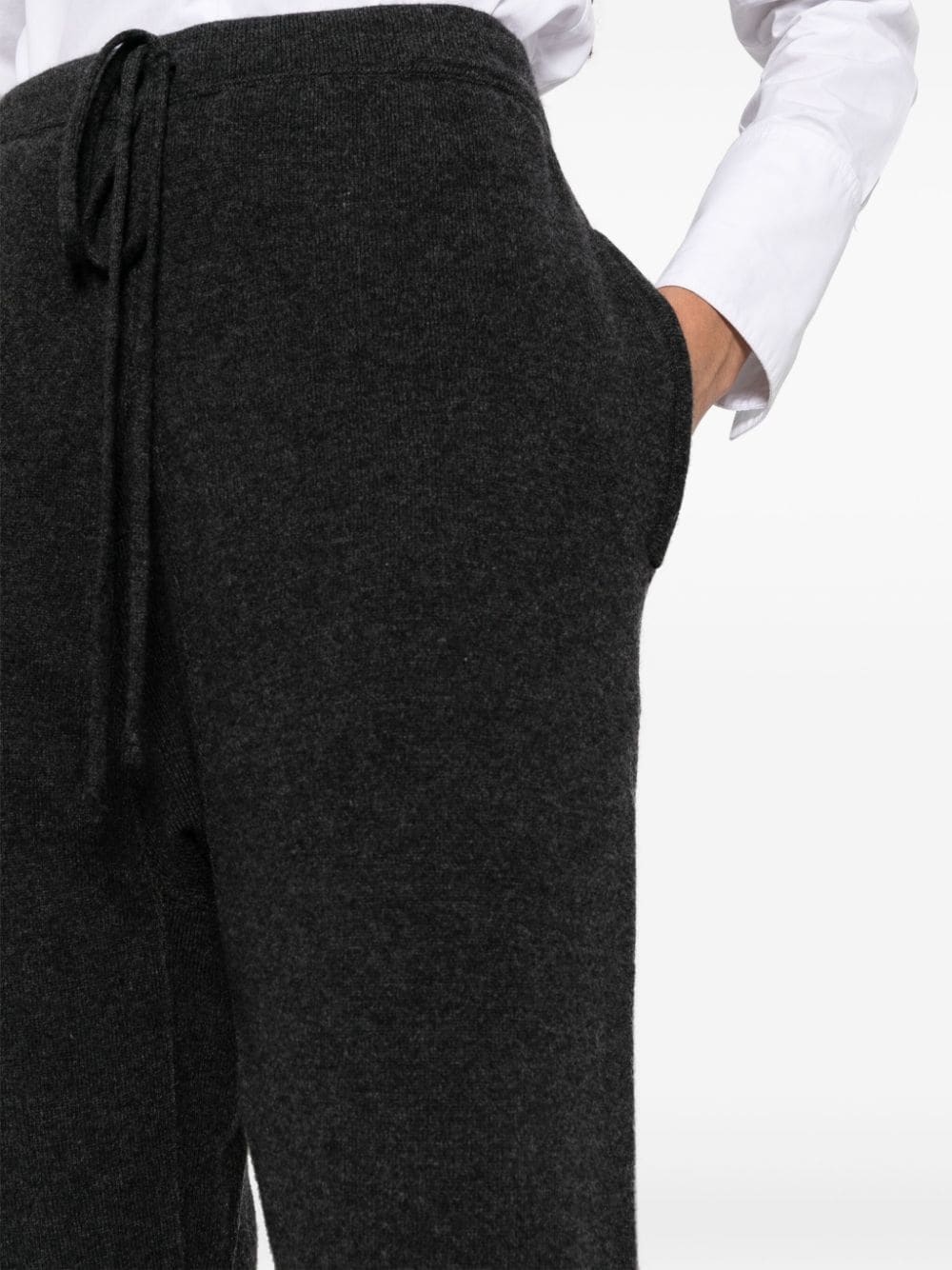 wool-cashmere trousers - 5