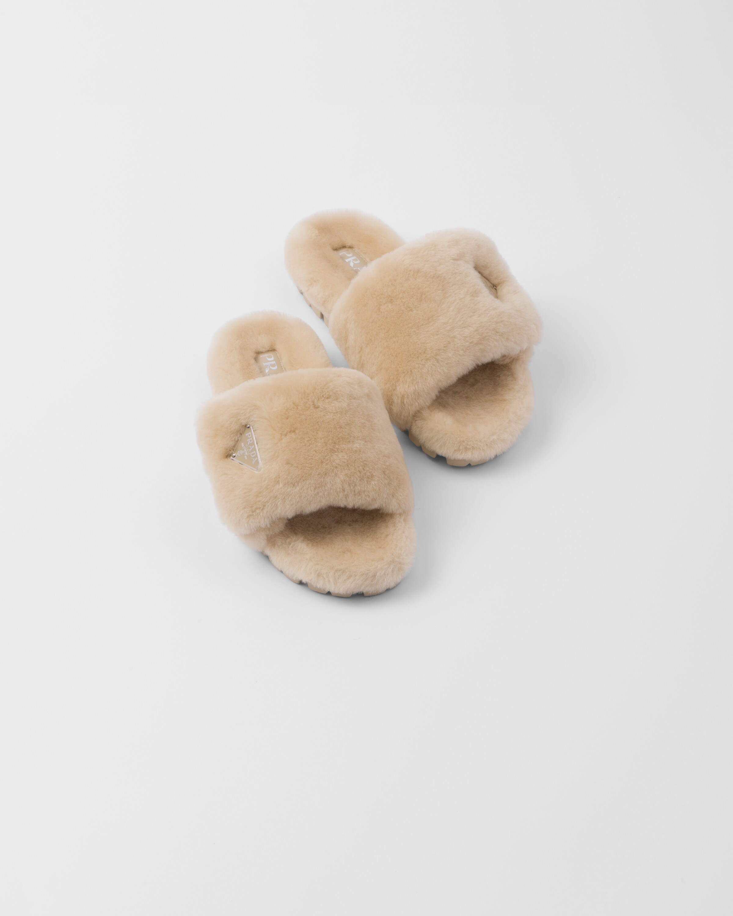 Shearling slides - 4