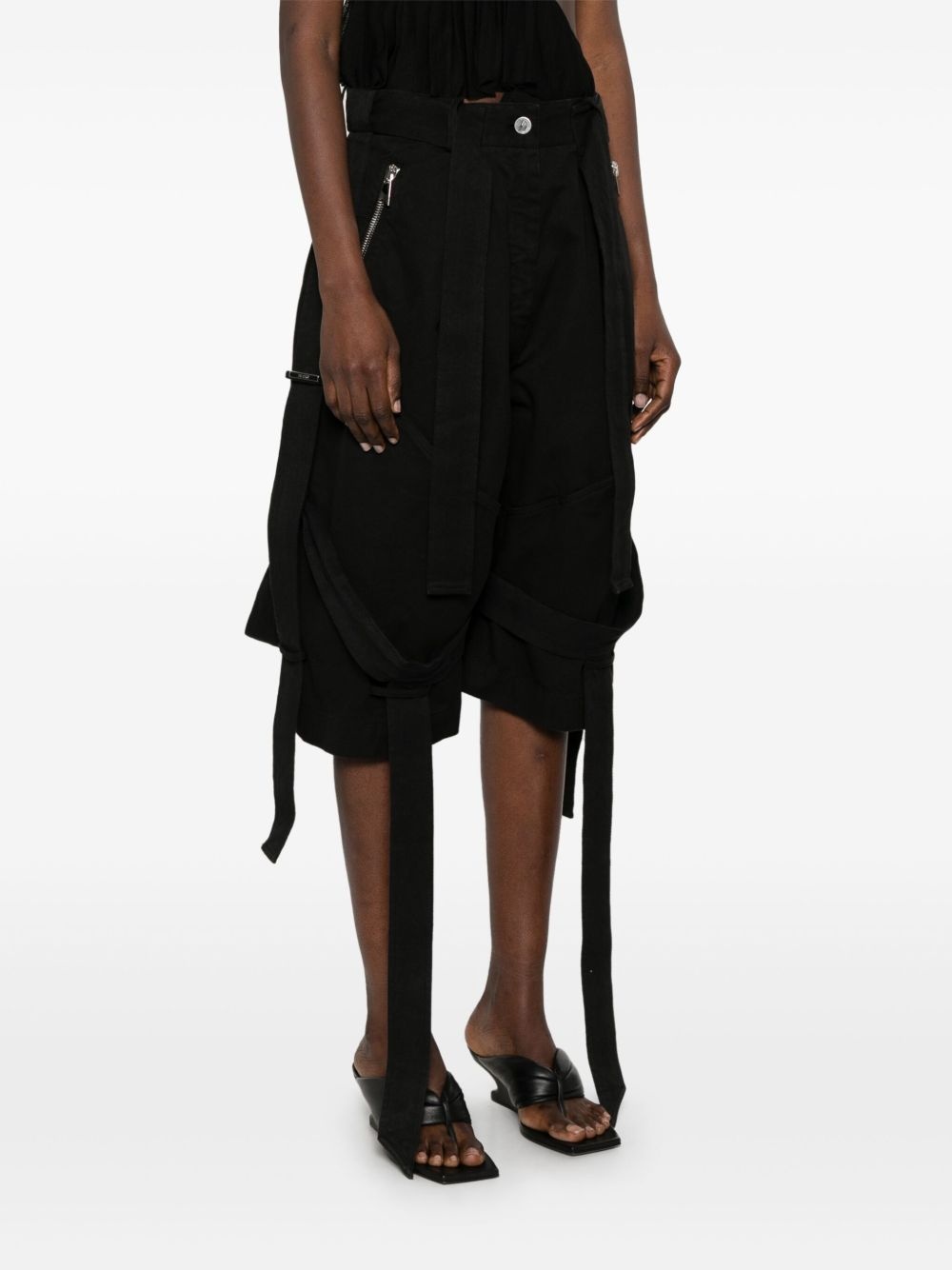 strap-detail shorts - 3