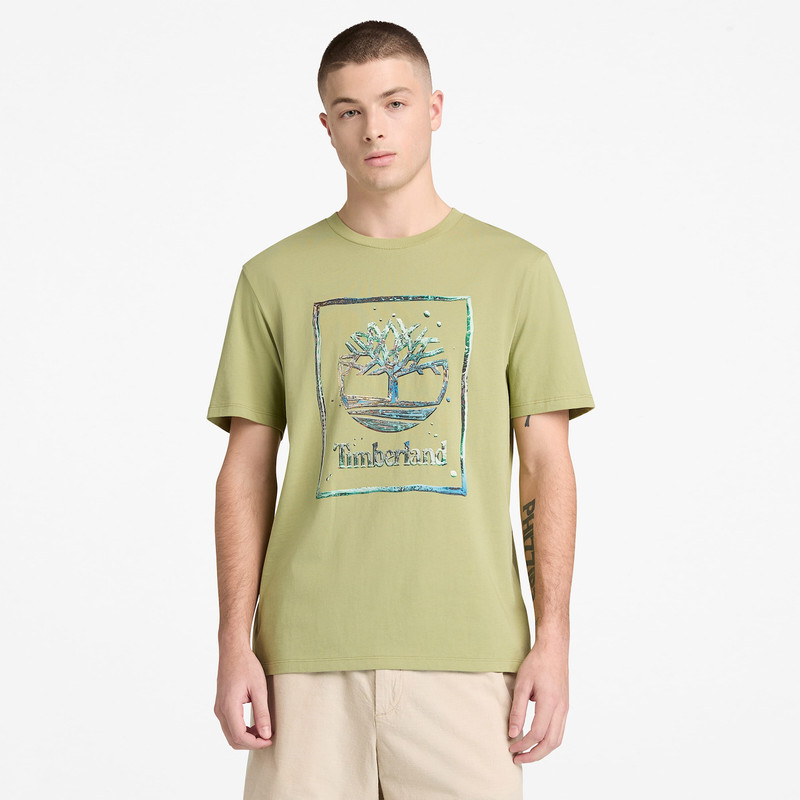 Men's Water Graphic Logo Short-Sleeve T-Shirt 4