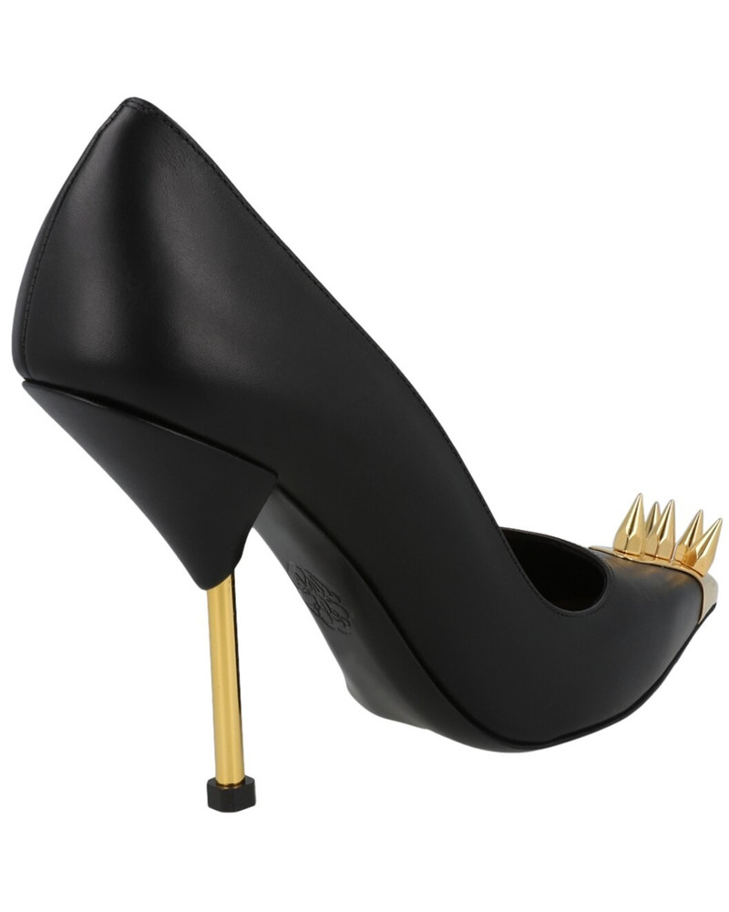 Alexander McQueen Punk Pumps Black Gold (Women's) 3