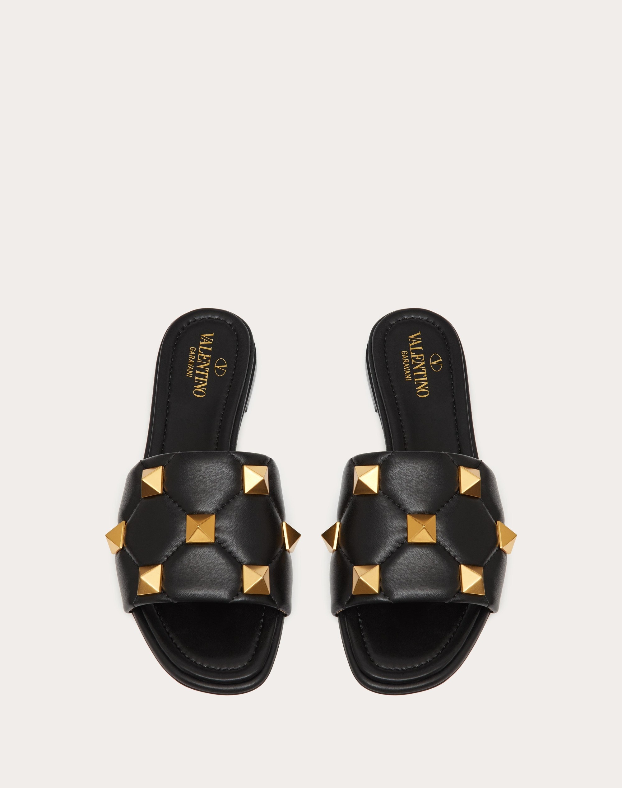 ONE STUD CALFSKIN FLAT THONG SANDAL